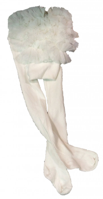 Couche Tot CT02 Baby Ruffle Tutu Tights IVORY