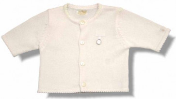 La Petite Ourse 60715 Sample Winter White Knit Cardigan
