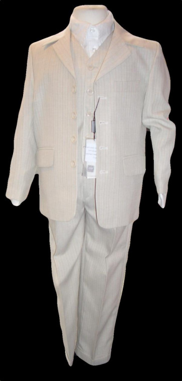 Sebastian Le Blanc Sebastian Le Blanc R125 and R139 Beige Jacket Waistcoat and Trouser Suit