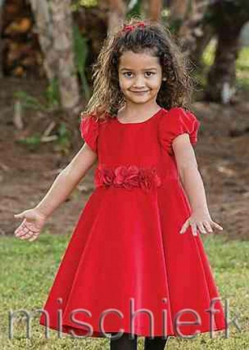 Sarah Louise 9137 Red Dotty Party Dress Dress 