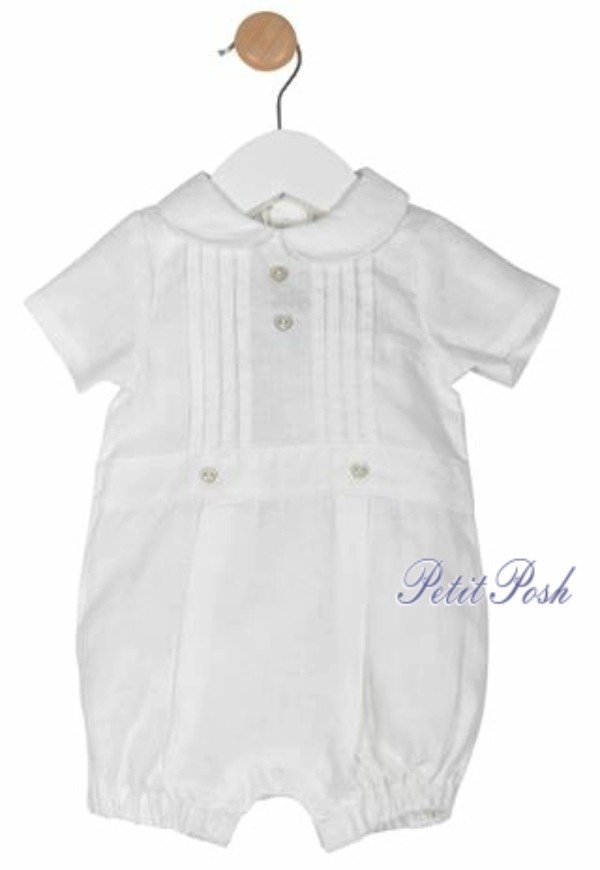 Spanish style Baby Boy Romper by mintini. 