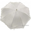 Little People 711SP White Beaded Communion or Bridesmaid Parasol