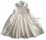 Sarah Louise 011495 Baby & Girls Hand Smocked Dress PINK/WHITE