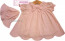 Emile et Rose 25203 6133 Pink Dress Panties and Hat Se