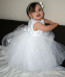 Sarah Louise 070035 Twinkle Tulle Baptism Dress WHITE