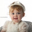 Little Darlings HB261 Ivory Lace Garter Style Headband