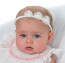 Sarah Louise organza garter baby  headband