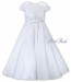 Sarah Louise STELLA 090084 White Satin Communion Dress FULL LENGTH