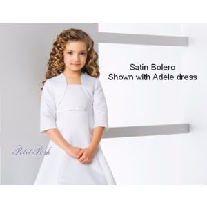 Satin Bolero to match the Adele dress available to purchase separately
