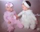 Caramelo 0860052 Baby Dress Legging headband set in ivory or pink