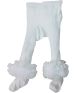 Couche Tot CT3720 Baby Ankle Tutu Tights WHITE