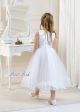 Lacey Bell Satin & Tulle communion or flowergirl dress