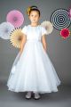 Full and Puffy Tulle and Satin 1st holy communion dress
