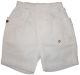 La Petite Ourse 23897 White Linen Shorts