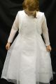 OCCASIONS AVA White Organza Communion Dress and Bolero Jacket SPECIAL PRICE