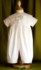 Angels and Fishes MICHAEL Pure Silk Bow Tie Romper IVORY