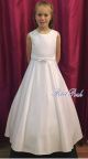Sweet D 7142 Suzie Simple Satin Full Length Communion Dress